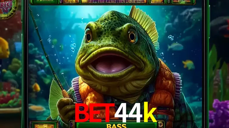 Personagem de peixe pescador do popular jogo de slot com tema de pescaria, uma das emocionantes opções de caça-níqueis para jogar e ganhar no cassino bet44k.